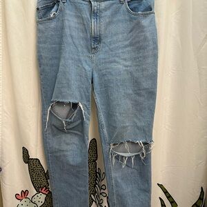 Abercrombie & Fitch Light Blue High Rise Jeans